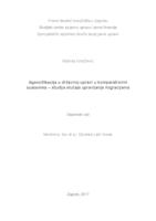 Agencifikacija u državnoj upravi u komparativnim sustavima-studija slučaja upravljanja migracijama