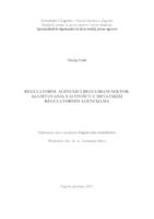 Regulatorne agencije i regulatorni sektor: savjetovanje s javnošću u hrvatskim regulatornim agencijama