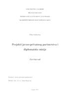 Projekti javno-privatnog partnerstva i diplomatske misije