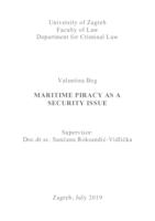 Pomorsko piratstvo kao sigurnosni problem