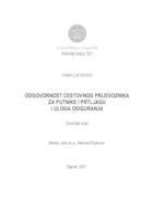 Odgovornost cestovnog prijevoznika za putnike i prtljagu i uloga osiguranja