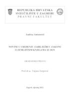 Novine u uređenju zabilježbi u Zakonu o zemljišnim knjigama iz 2019.