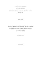 Proces pristupanja Hrvatske Europskoj uniji: upravne reforme i europeizacija