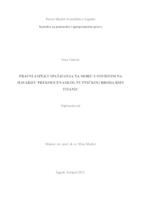 Pravni aspekt spašavanja na moru s osvrtom na havariju prekooceanskog putničkog broda RMS Titanic