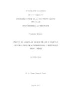 Pravo na lokalnu samoupravu u svijetlu centralo-lokalnih odnosna u Republici Hrvatskoj