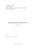 prikaz prve stranice dokumenta Ovršni postupak prema OPZ-U