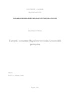 prikaz prve stranice dokumenta Europski semestar: Regulatorni okvir ekonomskih promjena
