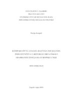 prikaz prve stranice dokumenta Komparativna analiza razvoja socijalnog poduzetništva u Republici Hrvatskoj i odabranim zemljama Europske upije