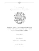 prikaz prve stranice dokumenta Sumnja kao materijalni nedostatak prema Konvenciji Ujedinjenih naroda o ugovorima o međunarodnoj prodaji robe