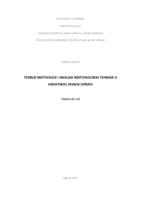 prikaz prve stranice dokumenta Teorije motivacije i analiza motivacijskih tehnika u hrvatskoj javnoj upravi