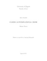 prikaz prve stranice dokumenta Famine as international crime