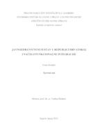 prikaz prve stranice dokumenta Javnozdravstveni sustav u Republici Hrvatskoj i načelo funkcionalne integracije