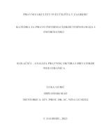 prikaz prve stranice dokumenta Kolačići - analiza pravnog okvira i hrvatskih web stranica