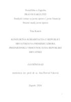 prikaz prve stranice dokumenta Konfliktna kohabitacija u Republici Hrvatskoj na primjeru izbora predsjednika Vrhovnog suda Republike Hrvatske