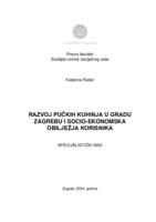 prikaz prve stranice dokumenta Razvoj pučkih kuhinja u Gradu Zagrebu i socio-ekonomska obilježja korisnika