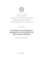 prikaz prve stranice dokumenta Odrednice neposrednog skrbništva iz perspektive socijalnih radnika